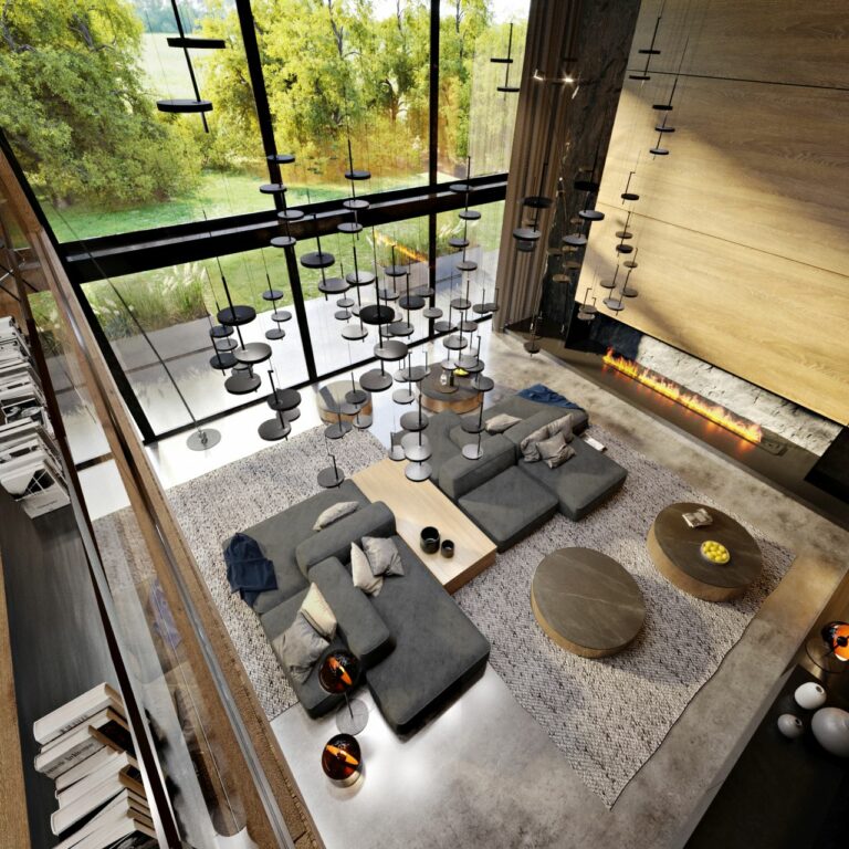 Wizualizacje architektoniczne 3d. Wizualizacje wnętrz. Nowoczesne wnętrza.